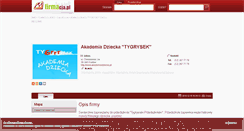 Desktop Screenshot of akademiadziecka.firmacja.pl