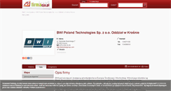 Desktop Screenshot of bwi.firmacja.pl