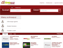 Tablet Screenshot of meblewojcik.firmacja.pl
