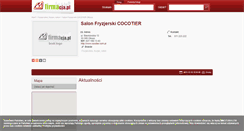 Desktop Screenshot of cocotier.firmacja.pl