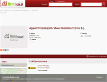 Tablet Screenshot of agsol.firmacja.pl
